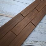 Термированный стеновой паркет из липы