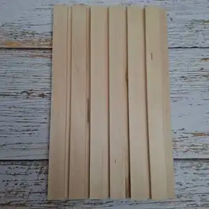 Вагонка из липы в реечном профиле - сорт 1