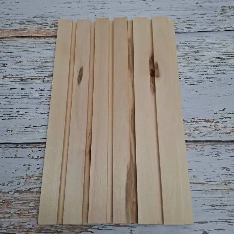 Вагонка из липы в реечном профиле - сорт 2