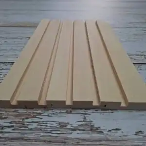 Вагонка из липы в реечном профиле - сорт Экстра