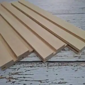 Вагонка из липы в реечном профиле - сорт Экстра