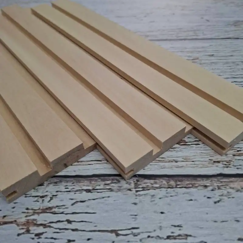 Вагонка из липы в реечном профиле - сорт Экстра