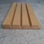Вагонка из ольхи в реечном профиле DUO
