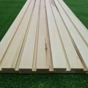 Вагонка из липы в реечном профиле - сорт 2