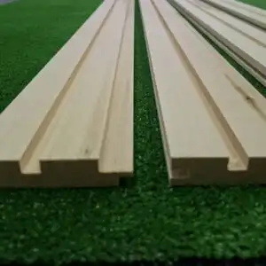 Вагонка из липы в реечном профиле - сорт 2